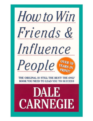 How to win friends and influence people pdf